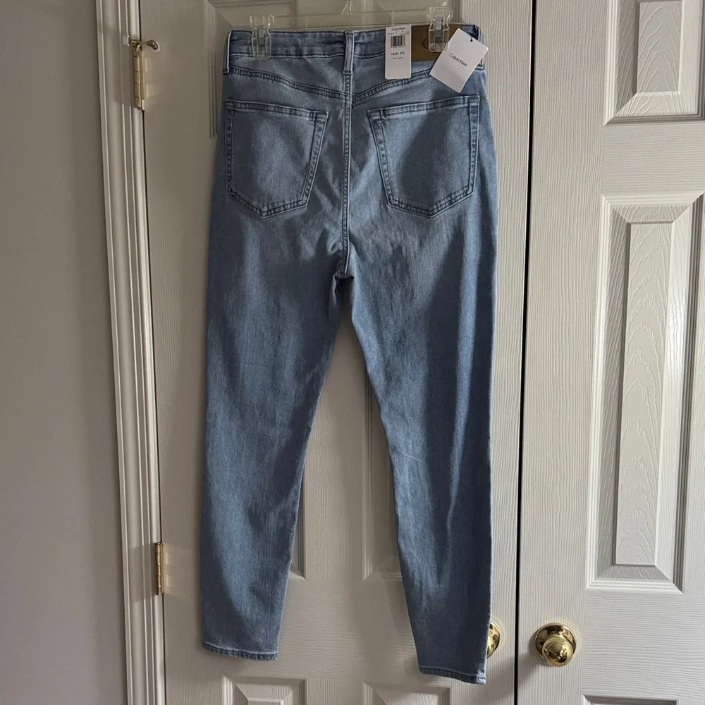 👖 Calvin Klein Jeans High Rise Skinny Ankle – Size 12/31 | NWT - Picture 4 of 11